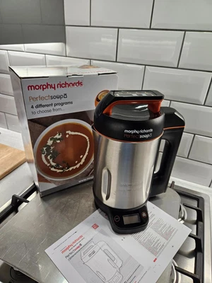 Morphy Richards 501025 Perfect Soup Maker - Metallic (New) • £50