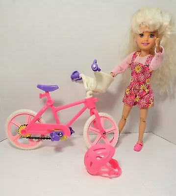 Bicyclin' Stacie Doll Little Sister Of Barbie 1996 Vintage Mattel L1044 Playset  • $12