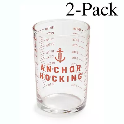 Anchor 5 Oz. Measuring Glass Tsp./Tbsp./ml./cup (2-Pack) • $14.35