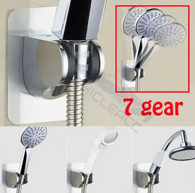 $6.99 • Buy Bathroom Shower Head Holder Self-adhesive Wall Mounted Shower Bracket Adjustable