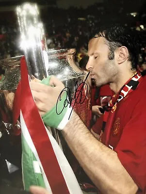 £59.99 • Buy Manchester United Signed Ryan Giggs 2008 Champions League Final Photo With Proof