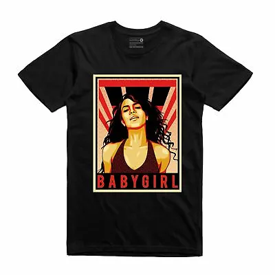 NEW Streetwear On Demand BABY GIRL #01 AALIYAH BLACK Tee Shirt SMALL-3XLARGE • $59.31