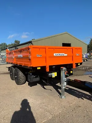 10 Ton Farm Trailer Jacksta Drop Side - Rear Tipping - Brakes On All 4  UK Stock • £9165