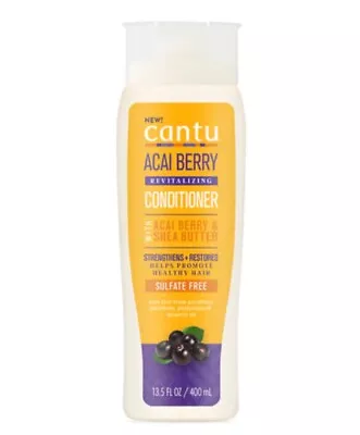 Cantu Acai Berry And Shea Butter HAIR CARE AFRO CURLY HAIR PRODUCT Conditioner • £8.99