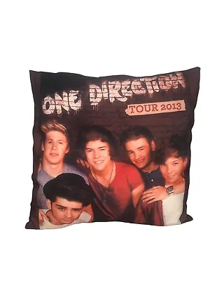 £19.99 • Buy One Direction 2013 Tour Cushion Pillow Comforter Plush 14 In X 14 In 