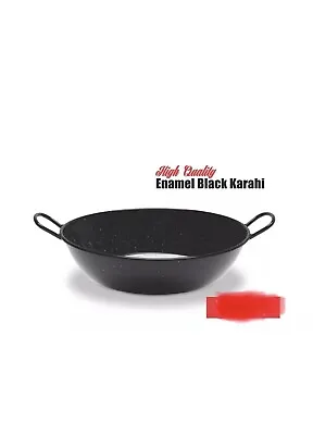 Enamel Karahi / Wok 28cm Good For Induction • £9.99