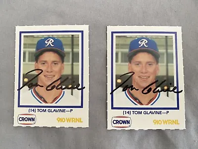 $14.96 • Buy Tom Glavine HOF Atlanta Braves - Richmond Braves Signed Card Lot