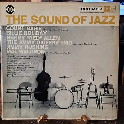 The Sound Of Jazz Basie Billie Holiday Giuffre Waldron Vinyl LP OG MONO 6-eye.  • $7.99