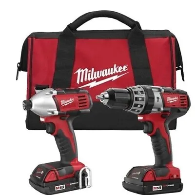 Milwaukee 2697-22CT M18 Cordless LITHIUM-ION 2-Tool Combo Kit • $204.88