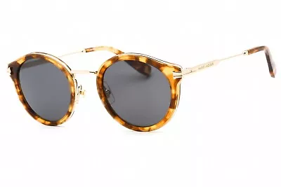 MARC JACOBS MJ 1017/S 0A84 IR Sunglasses Havana Yellow Frame Gray Lenses 48mm • $54.21