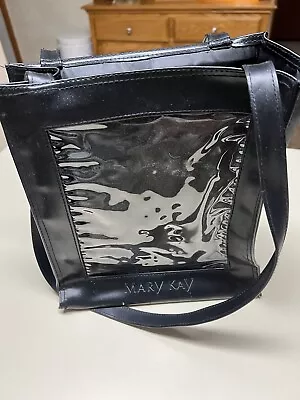 New Mary Kay Consultant Black Look Book Catalog Tote Bag With Clear Front Pocket • $15