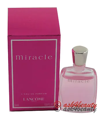 Miracle By Lancome Mini 0.16 Oz Eau De Perfume Splash For Women New In Box • $17.99