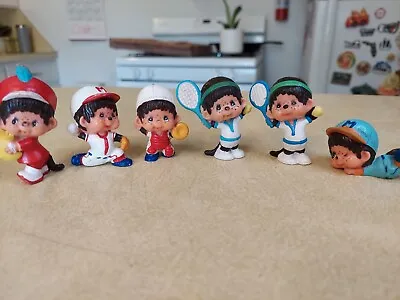 Lot Of 6 Monchhichi 1979 Vintage Sekiguchi PVC Mini Figures  • $16.99