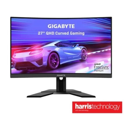 $439 • Buy Gigabyte G27QC-A 27  165Hz 1ms QHD FreeSync VA Gaming Curved Monitor