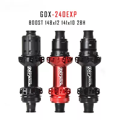 HG XD MS 28 Hole Mountain Bike Hub Boost Thru-Axle 110X15mm 148X12mm Bicycle Hub • $145