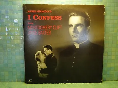 I Confess Alfred Hitchcock Montgomery Clift Laserdisc -EXTRA LDs SHIP FREE • $4.99