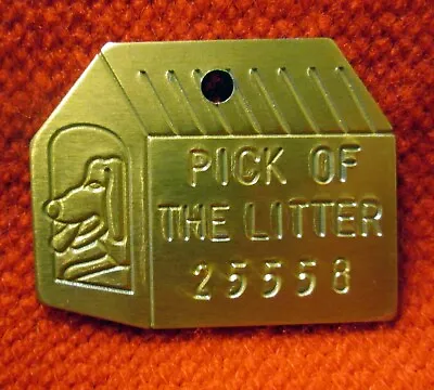 Pick Of The Litter Dog House Tags Lot Of 2 Icszc11 • $1.42
