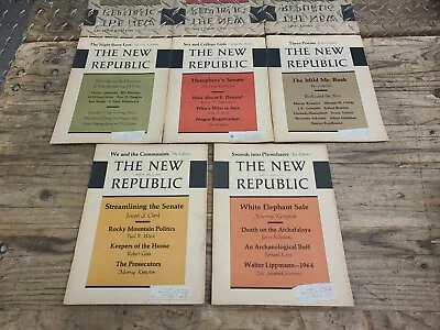 The New Republic Magazine April 1964 & March 21st White Elephant Sale • $40