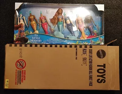 Ultimate Ariel Sisters 7-Pack Dolls The Little Mermaid For OOAK Boxed Mattel • £24.99