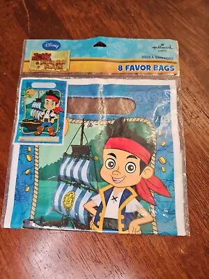 Disney Jake And The Never Land Pirates Party Supplies Treat Favor Bags 8 Ct • £2.46