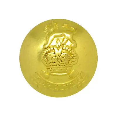 GOLD MILITARY LION CROWN CREST BUTTONS METAL Size 23mm 36L • £12.95
