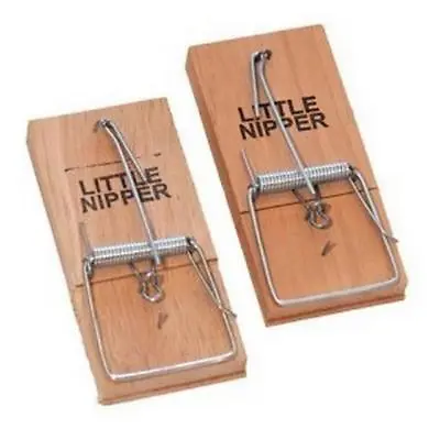 £4.99 • Buy 2 X Little Nipper Snap Traps Mice Mouse Rodent Killer Professional Trap