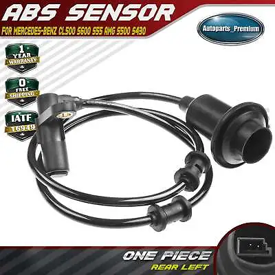 ABS Wheel Speed Sensor For Mercedes-Benz W220 CL500 S600 S55 AMG S500 Rear Left • $10.79
