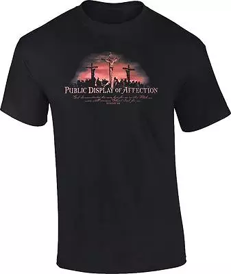 Christian Religious T-Shirt Public Display Of Affection Christ Crucifixion • $22.31