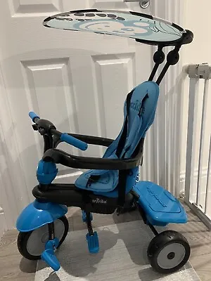 SmarTrike Safari Premium 4-in-1 Toddler Trike - Blue - Packaging Is Damaged Used • £50