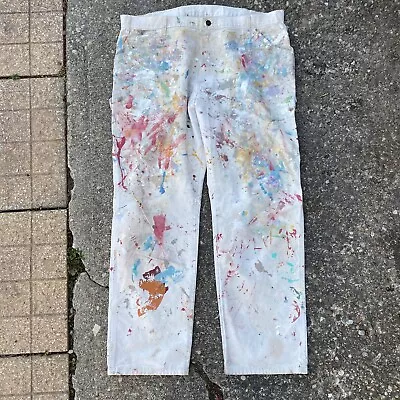 Vintage Dickies Sherwin Williams Pants Mens 40x32 Painter Splatter Baggy • $75.99