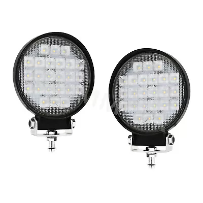 LED Round 4in 90W Fog Light 5 Mode Strobe Car Work Light Off-Road Driving Light • $39.50