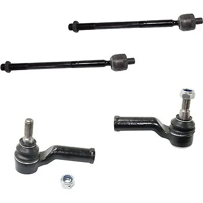 Tie Rod End Set For 2011-2014 Volvo S60 07-16 S80 Front Inner And Outer • $46.89