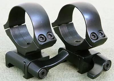 Quick Detach Weaver Picatinny Rifle Scope Mounts 1 Inch Rings STEEL. • $169