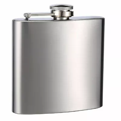 6 Oz Stainless Steel Hip Flask • $9.95