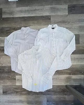 Lot Of 3 Mens Banana Republic/ J Crew Dress Shirts • $28