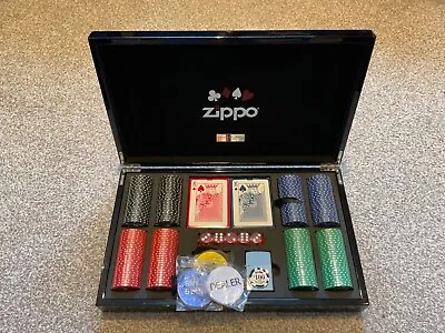 Zippo Poker Set Ltd Edition No 382 Of 750 • £235