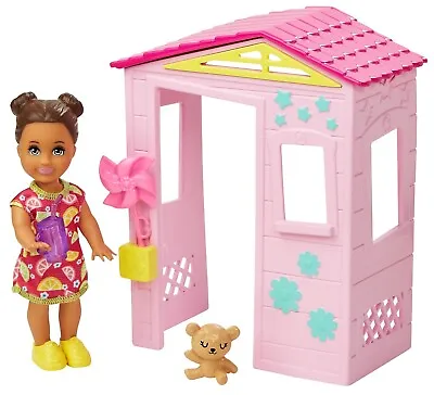 Barbie Skipper Babysitters Inc Toddler Girl Doll And Playhouse GRP15 • $11.95