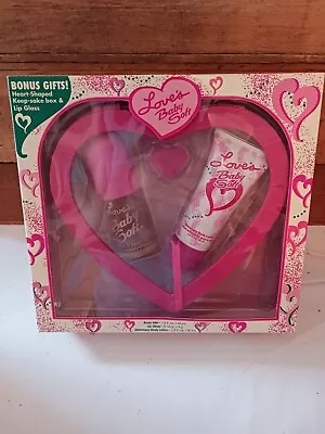 Love's Baby Soft Gift Set Body Mist Lipgloss Shimmery Body Lotion B1 • $19.95