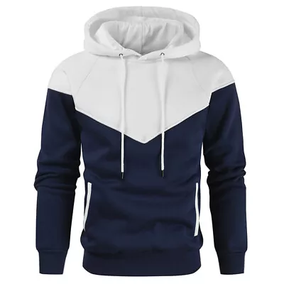 Men Hoodie Casual Hooded Pocket Slim Fit Sweatshirts Pullover Sweater  # • $20.13