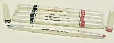 Nabi Retractable Professional Duo Eye&lip Liner Black +al06 Earth Set Of 5  • $10.99