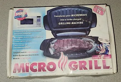 New In Original Box (Box With Water Damage) MICRO GRILL Microwave Oven Grill • $25