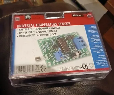 1 Ea K8067 UNIVERSAL TEMPERATURE SENSOR VELLEMAN KIT **SHIPS QUICK N FREE** • $30