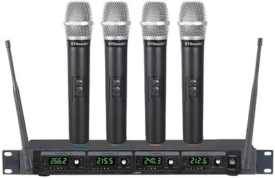 GTD Audio 4 Channel VHF Handheld Wireless Microphone System Mic (Brand New) 380H • $149