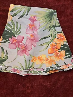 $23.99 • Buy Tommy Bahama Tablecloth Tropical African Orchid Design 70 Inch Round Pre-owned 