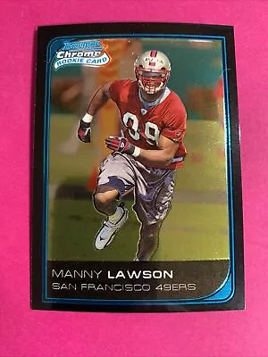 🐶  2006 Bowman Chrome Manny Lawson #65 Rookie RC • $1.50