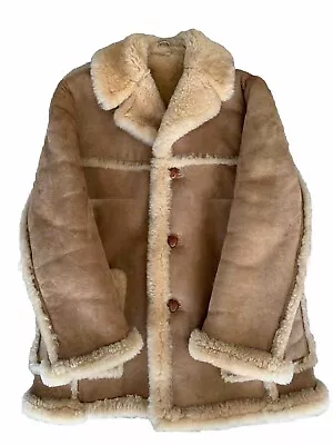 Marlboro Heavyweight Shearling Coat Sawyer Of Napa For Saks Fifth Avenue • $450