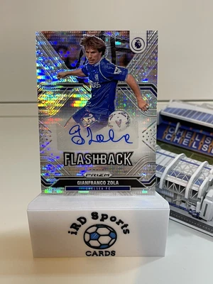 £54.99 • Buy 2021/22 Panini Prizm Breakaway Silver GIANFRANCO ZOLA Chelsea Auto Flashback