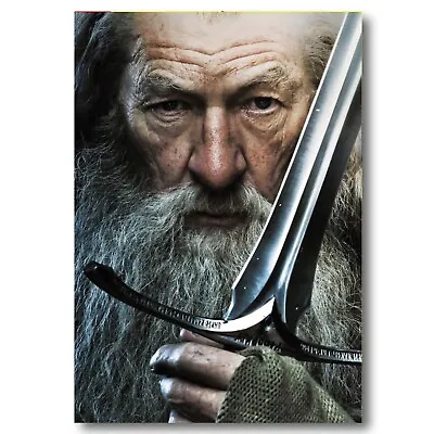 Gandalf And Glamdring Lord Of The Rings Poster Artwork Printed Sheet Metal Sign • £3.99