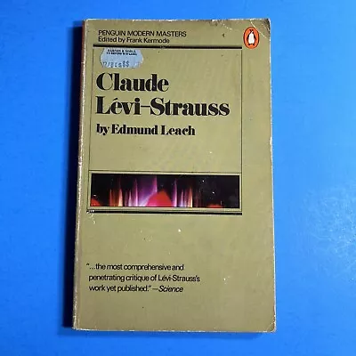 Claude Levi-Strauss Edmund Leach 1980 Vintage Paperback Book Penguin  • $6.59