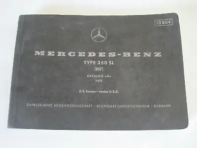 Mercedes Benz Type 350 SL Owner's Manual • $39.97